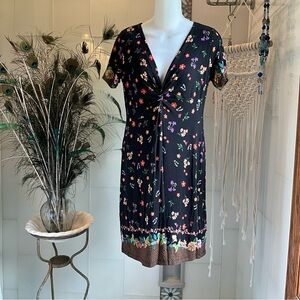 NWT$198 Johnny Was The Janie Favorite Twist Front Swing Dress